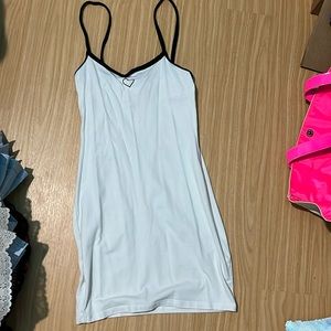 white heart mini dress